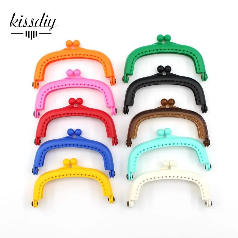 KISSDIY 10 шт. 8 5 см конфеты дуги смолы Пластик кошелек рама с отверстием механизмом