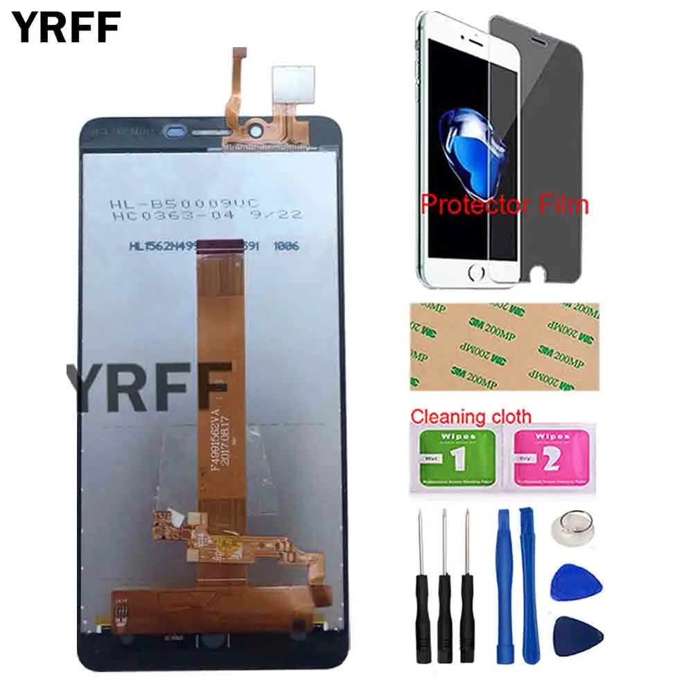 original 5 0 touch screen lcd display for vertex impress lion 3g lcd display assembly tools repair protector film free global shipping