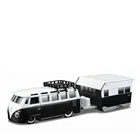 Модель прицепа Maisto 1:64 Volkswagen Van Samba Alameda, модель автомобиля, модель автомобиля из сплава, игрушка для мужчин, коллекционный подарок B678