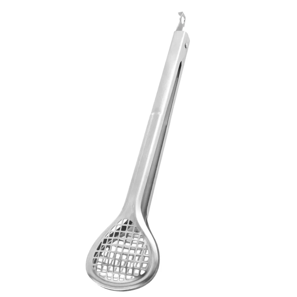 

1pc Stainless Steel Food Clip Bread Meat Steak Clamp for Restaurant (Silver)