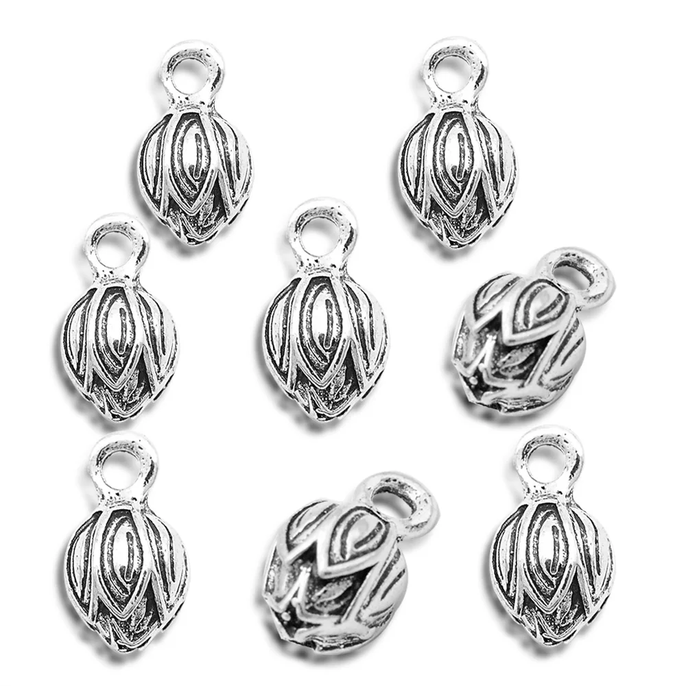 15 шт./лот Подвески для изготовления ювелирных изделий в виде цветка оптовая