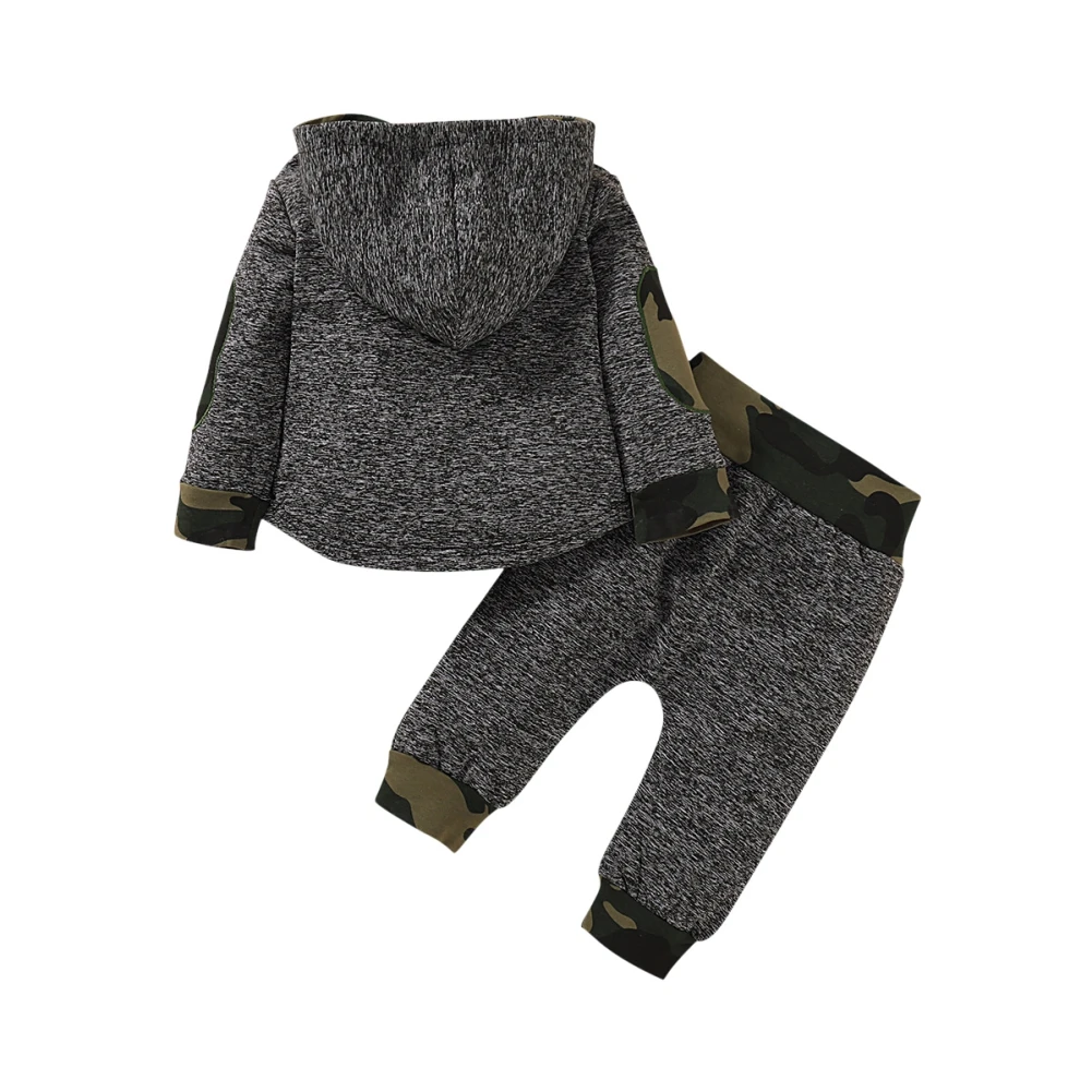 

Одежда для маленьких мальчиков, комплект из 2 предметов с длинным рукавом, зимняя одежда для маленьких мальчиков