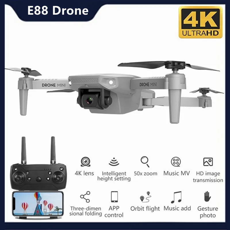 

30/ 500W RC Mini Drone 4K Wide-angle Camera Photography 2.4G WiFi Live Video Helicopter Foldable Quadcopter Dron RC Toys Gifts