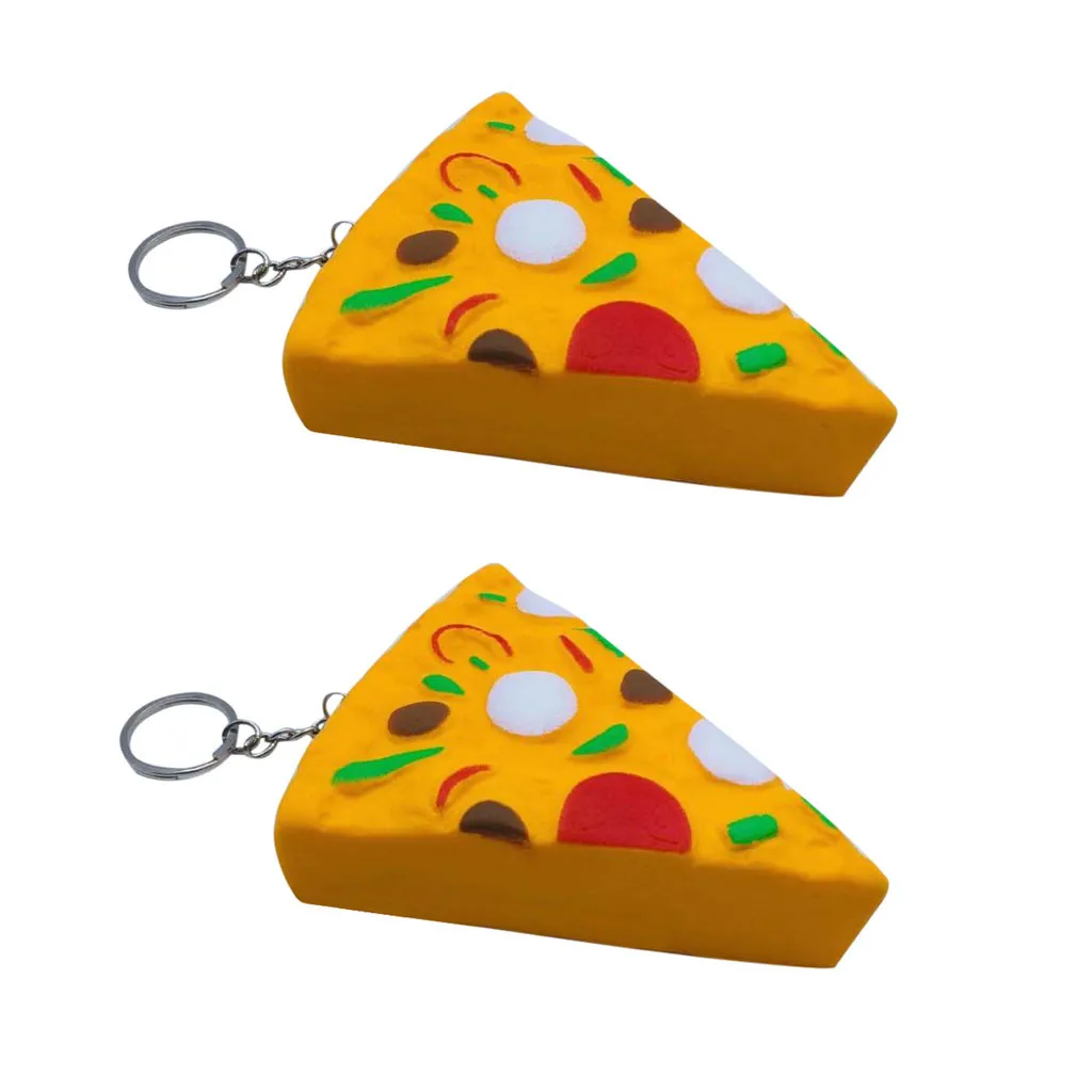 

2pc Mini Yummy Pizza Slow Rising Cream Scented Charm Stress Reliever Toy Relief Ball Squeeze Toys Antistress Ball Juguetes Toy