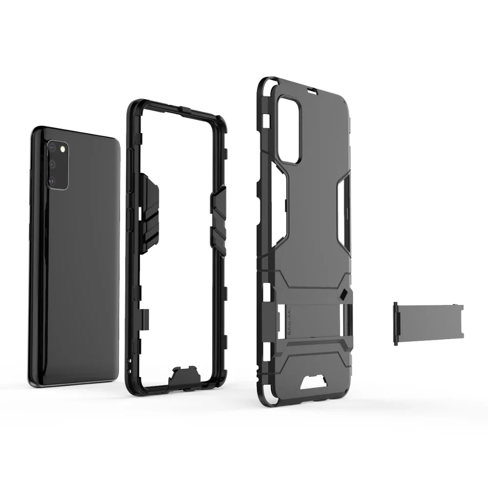 OUDINI задняя крышка Подставка Броня противоударный чехол для Samsung Galaxy A41Case|Бамперы|