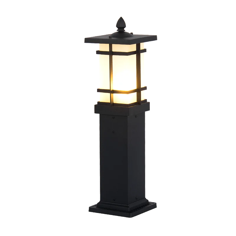 8010 Солнечная энергия столб лампа наружная Водонепроницаемая садовая Бытовая