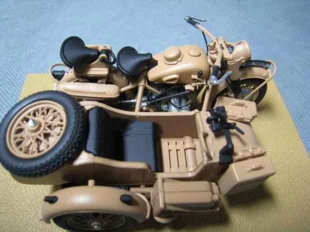 1/24 Вторая мировая война Немецкая армия BMM R75 трехколесный мотоцикл 750 прототип имитационный сплав модель автомобиля коллекция подарок