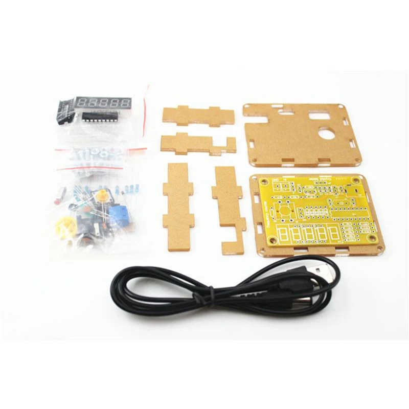 1 Гц 50 МГц кристалл осциллятор измеритель частоты Счетчик DIY Kit с универсальным