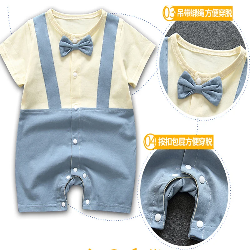 Комбинезон детский летний из дышащего хлопка на 1-й день рождения |