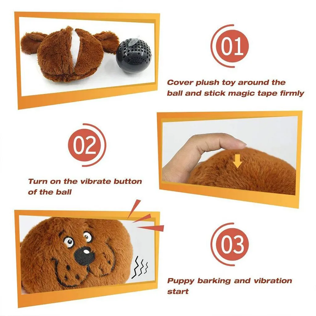 

Dog Toys Jumping Pet Toys Dog Toys Exercise Interactive Giggle Ball For Training Interactive Pet Bounce Ball Dog Vibrates Toy