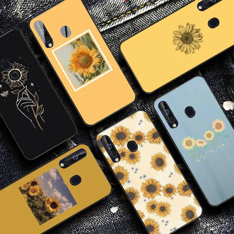 

Yinuoda Yellow Sunflower Print Phone Case for Samsung A30s 51 71 10 70 20 40 20s 31 10s A7 A8 2018