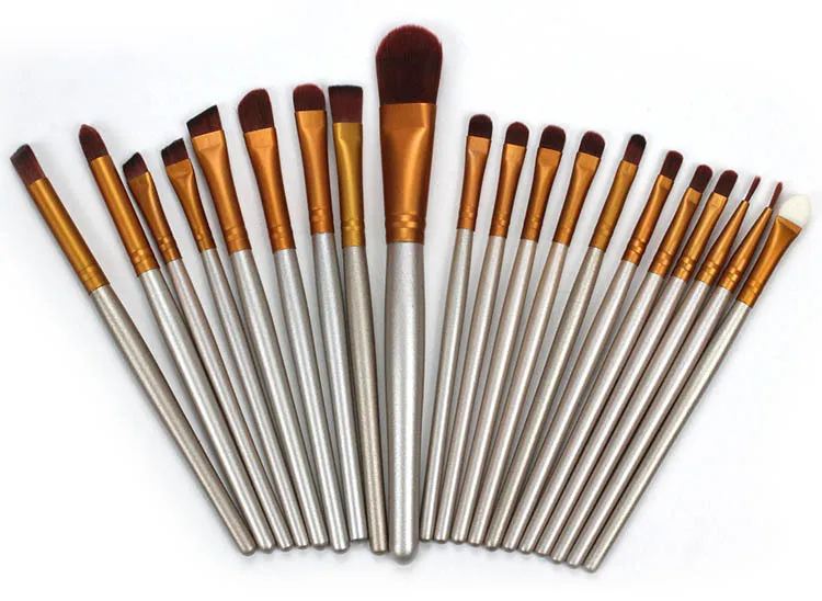20 штук набор кисточек для макияжа Профессиональный Маркер Румяна Тени бровей