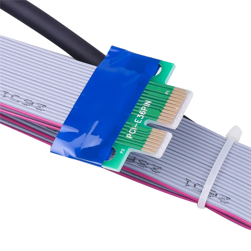 Kebidu PCI E PCI-E Экспресс 1X до 16X Райзер карта расширения ленточный конвертер