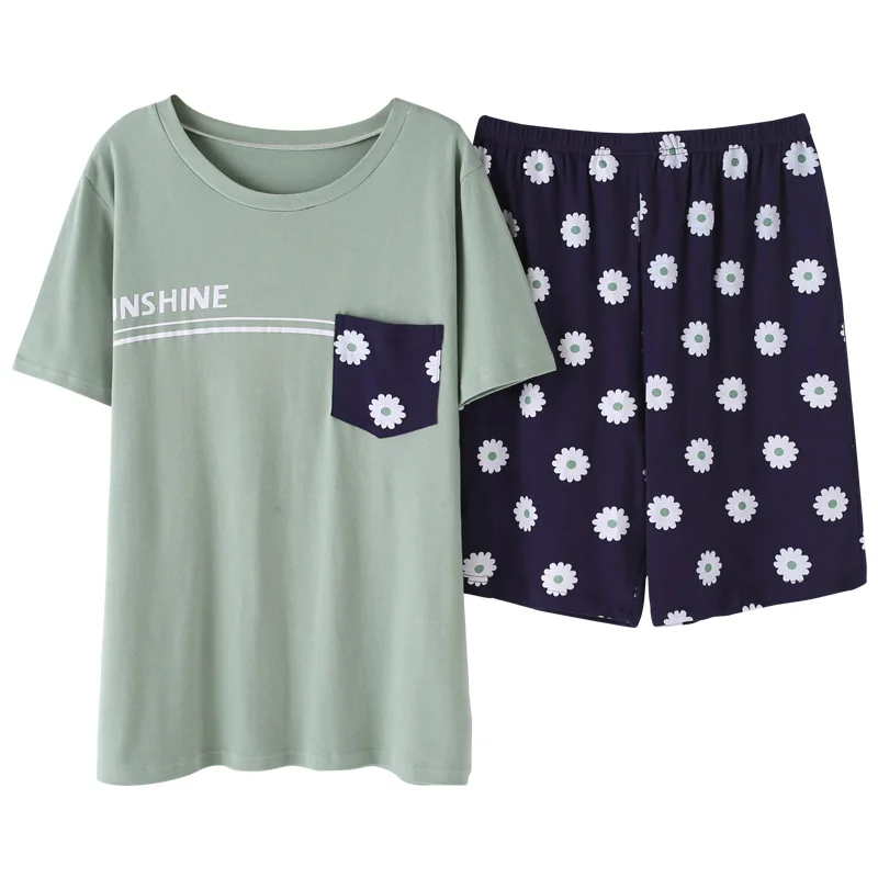 Летняя мужская одежда для сна отдыха Хлопковая пижама костюмы из чистого хлопка