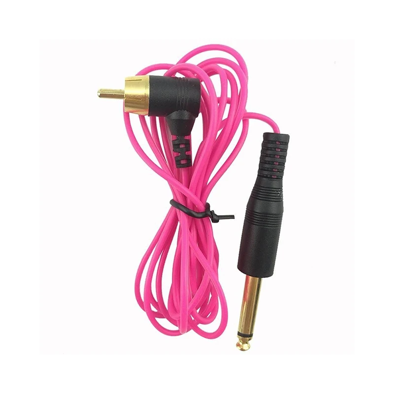 Тату Профессиональный круглый силиконовый тонкий RCA гелевый зажим шнур для тату