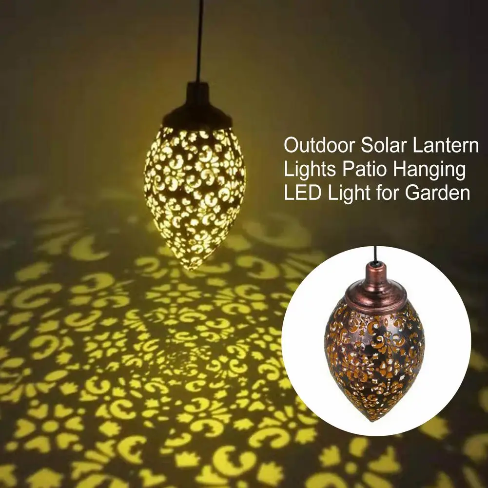 

Waterproof Solar Garden Light LED Lantern Outdoor Hanging Solar Lamp LED Garden Solar Light Solar Powered Lamp Garden Decoration