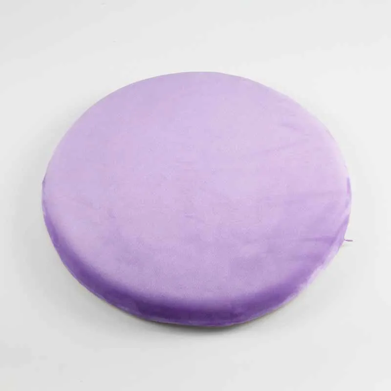 purple Ортопедический усилитель пены памяти подушка для автомобильного сиденья офисное кресло массажная подушка диван круглый стул матрас - Цвет: purple