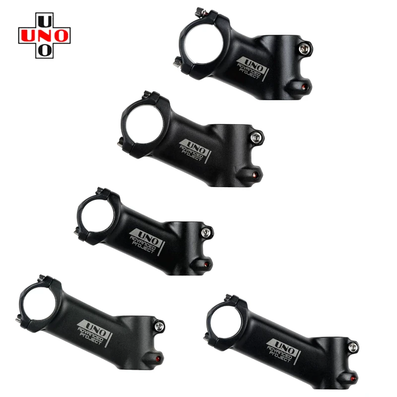 

UNO 25 Degrees Bike Stem MTB Mountain Bicycle Road Stems for 28.6mm Fork 31.8mm Handlebar Stem 70/80/90/100/110mm