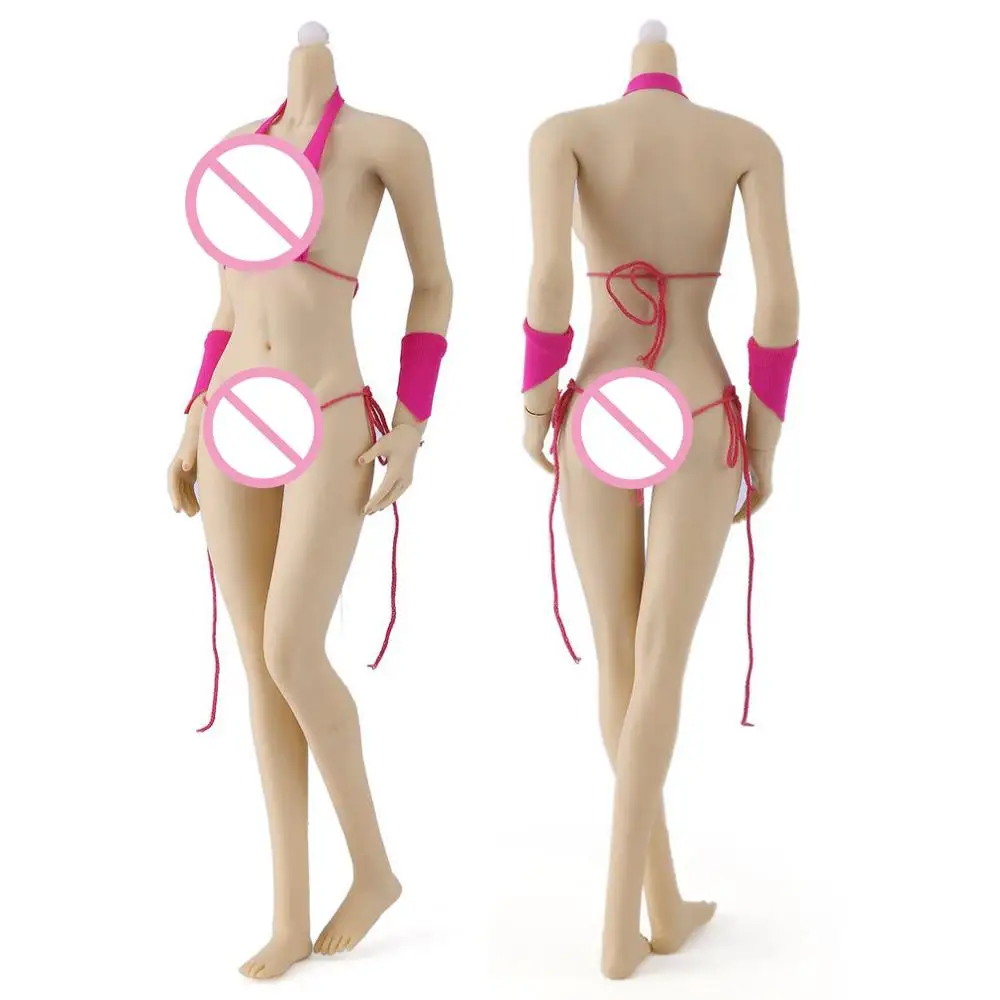 Коллекционная модель женского тела супергибкая бесшовная 1/6 для азиатских