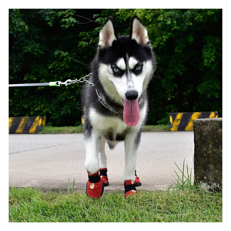 Сандалии для собак Нескользящие дышащие пляжные босоножки питомцев спортивная