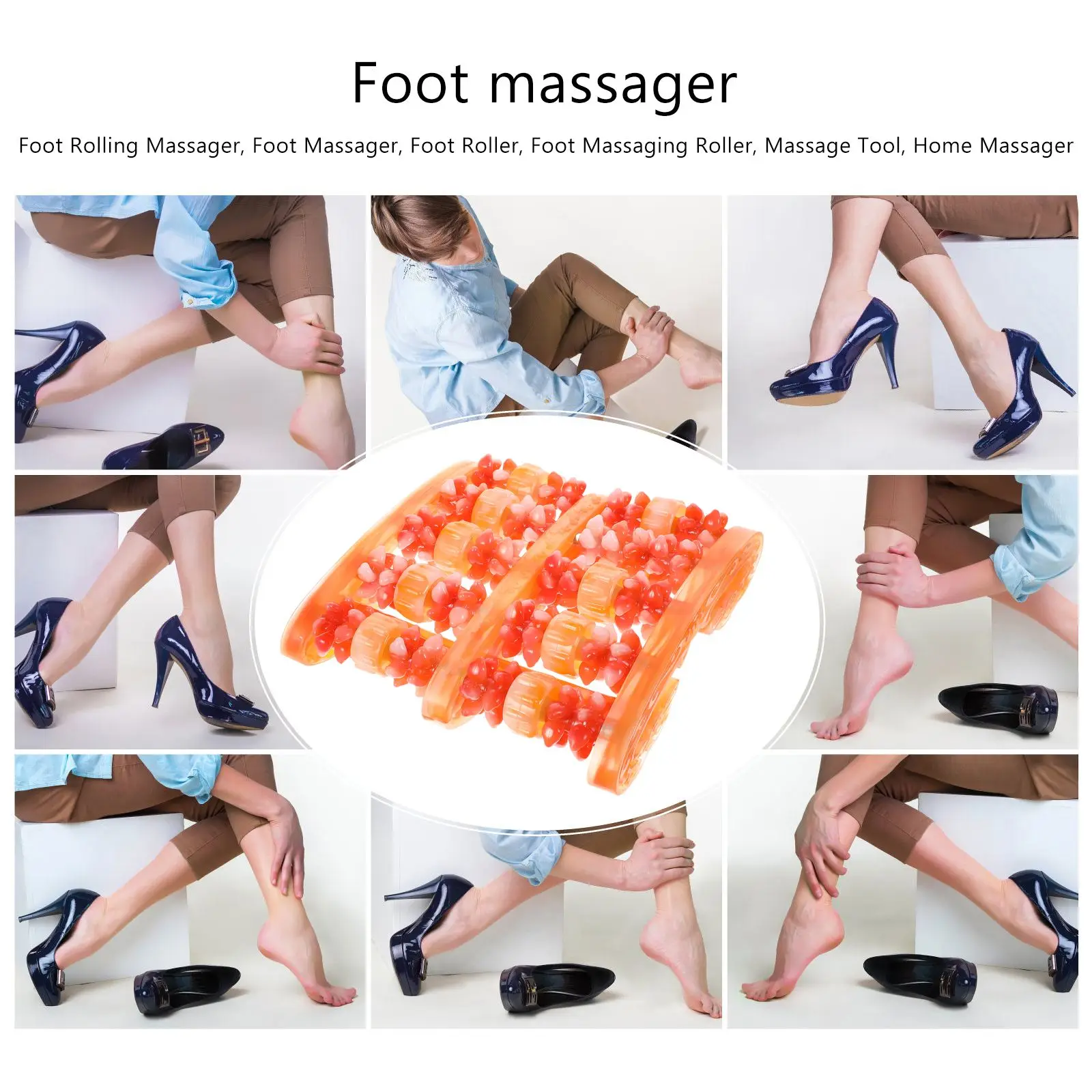 

1 Pc Practical Foot Rolling Massager Foot Massaging Roller Foot Massage Tool Foot Massage