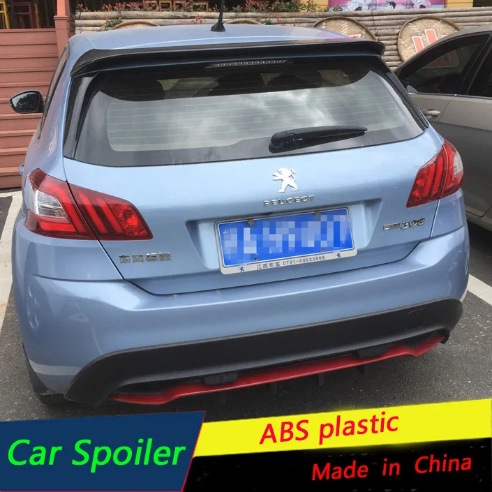 Спойлер для Peugeot 308S автомобильный спойлер из АБС-материала заднего крыла Праймер