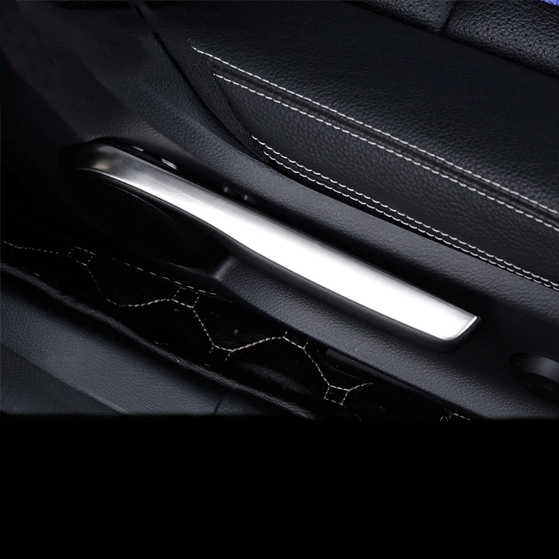 

Car-styling Interior Seat adjustment cover trim strips 3D Sticker for Mercedes Benz A B Class CLA GLA W176 W246 C117 Accessories