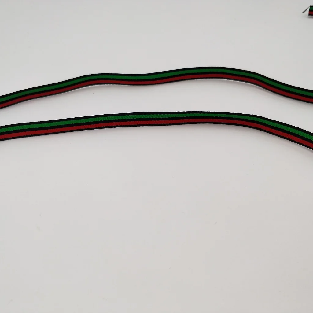 

5M/lot black green red 1cm width ribbon straps ribbon cable handmade stainband ruban stain DIY sewing ctrft supplies accessories