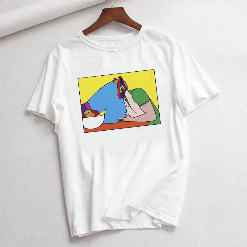 Веселая футболка с изображениями Анны лоччи серии SneakerSutra женская ulzzang Harajuku