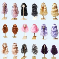 14 styles 13 bjd hair high temperature long straight wig silicone wig cover model for bjd sd doll