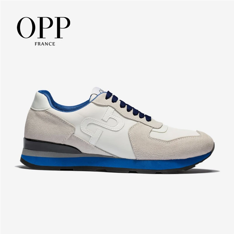 Мужская обувь из воловьей кожи OPP модная на плоской подошве спортивная