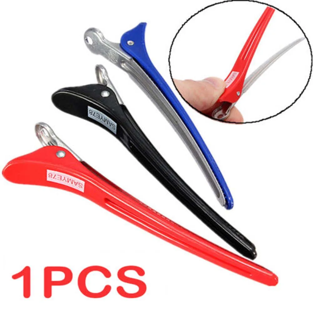 Алюминиевые пластиковые зажимы для волос парикмахерских инструменты