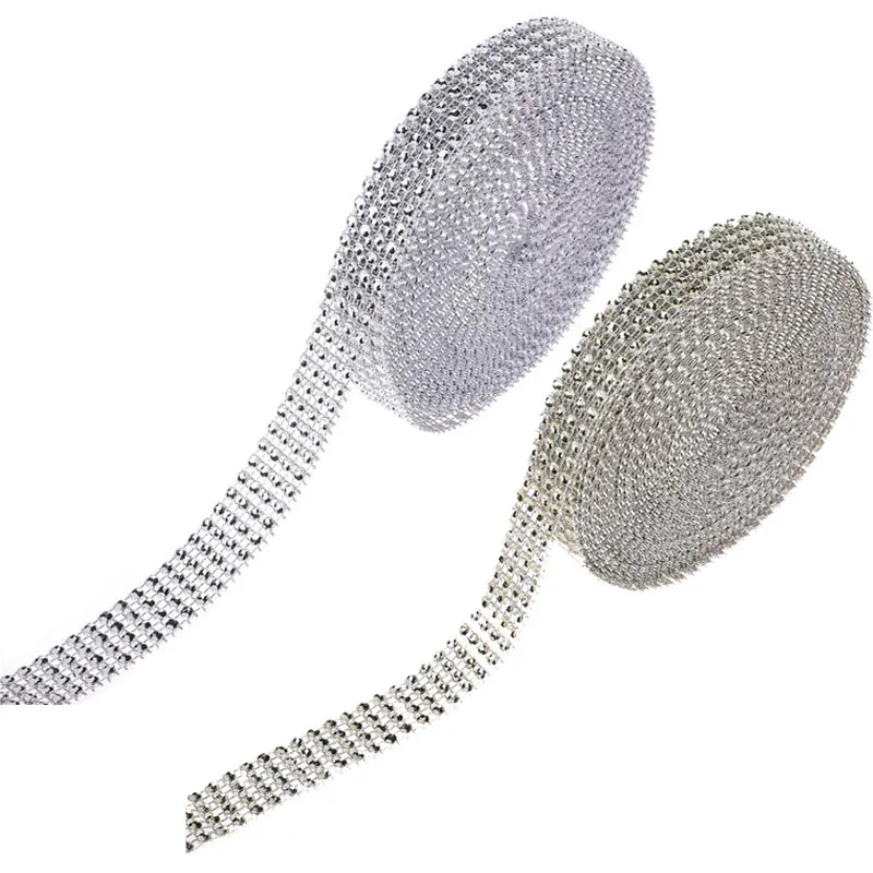 4 ряда ремней из искусственных алмазов для украшения отеля|Принадлежности