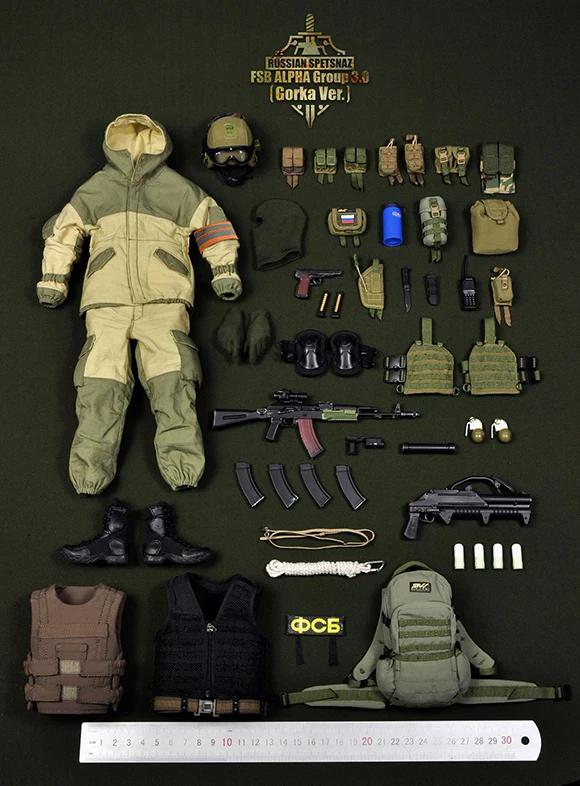 SuperMCTOYS M-069 1/6 русский спецназ FSB Alfa Group 3,0 Набор для 12 дюймовых фигурок DIY