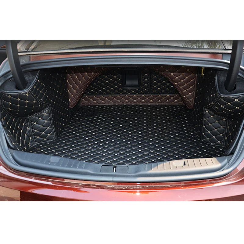 

Custom leather car trunk mats for LINCOLN MKZ 2014-2020 years cargo liner accessories interior boot