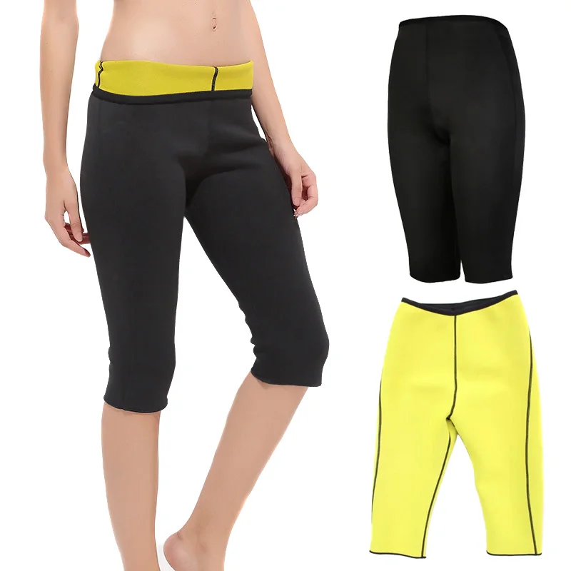 

Women Slimming Pants Neoprene Yoga Fitness Workout Leggings Body Shaper Stretch Tights Capris LDF668