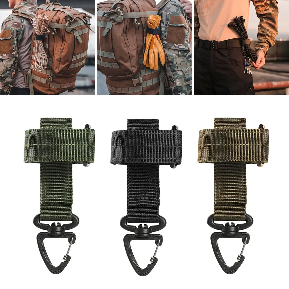 

Multi-purpose Glove Hook Military Fan Outdoor Tactical Gloves Climbing Rope Storage Buckle Adjust Camping Glove Hanging Buckle