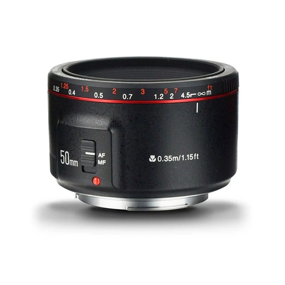 Объектив YONGNUO YN50mm F1.8 II стандартный объектив с большой апертурой и автофокусом для камеры Canon EOS 70D 5D2 5D3 600D DSLR камера