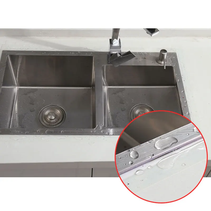 Акриловая прозрачная лента водостойкая клейкая для раковины | Обустройство дома