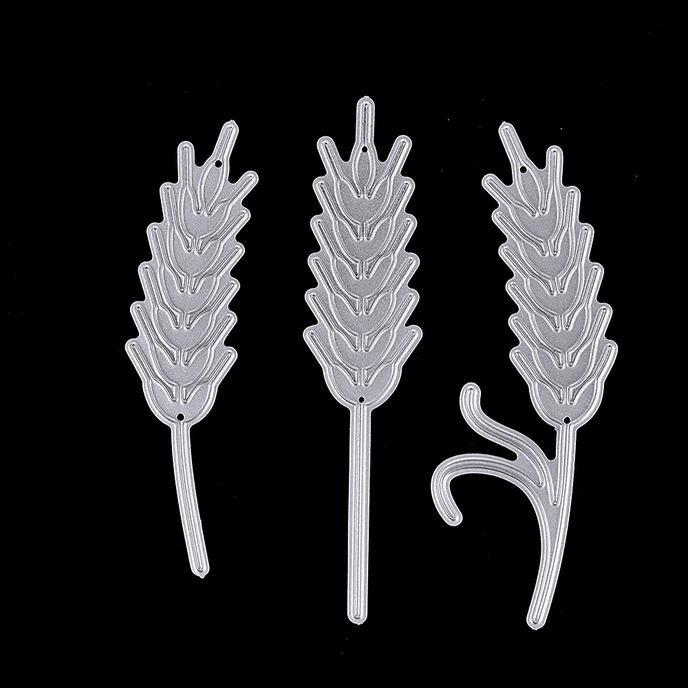 

3pcs Straw Wheat Plant Dies Metal Cutting Dies Scrapbook Album Paper Art Craft Embossing Stencils Die Cutters