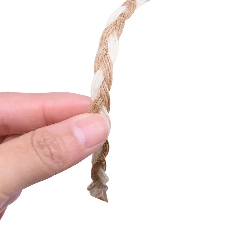 5 м/рулон плетеная джутовая веревка лента деревенская винтажное украшение для