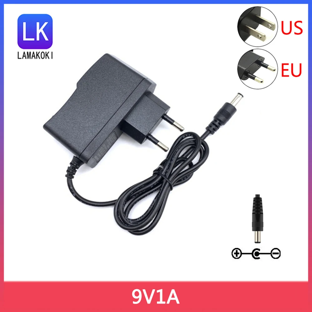 

9V 1A AC Adapter Charger PSA-120S PSA-120 Power Supply 9V 0.5A for Boss ME-25 ME-50 ME-70 ME-80 DS-1 DD-20 GT-10 HM-2 RC-3 VE-20