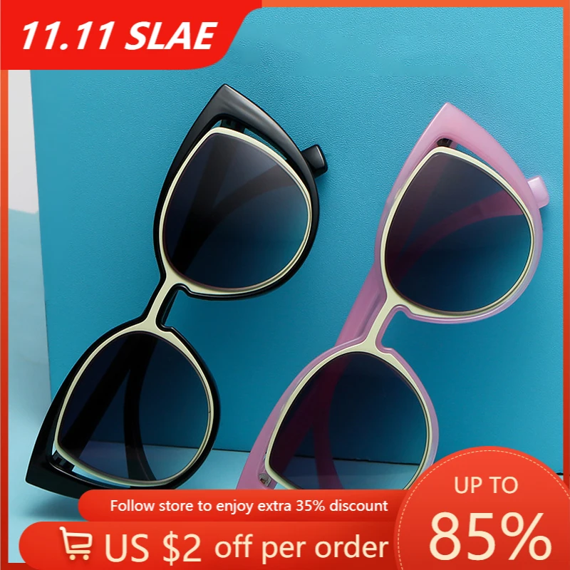 

Kids Sunglasses Girls Cat Eye Sun Glasses Children UV400 Protection Baby Eyeglasses Gradient Outdoor Goggles Boys Eyewear Shades