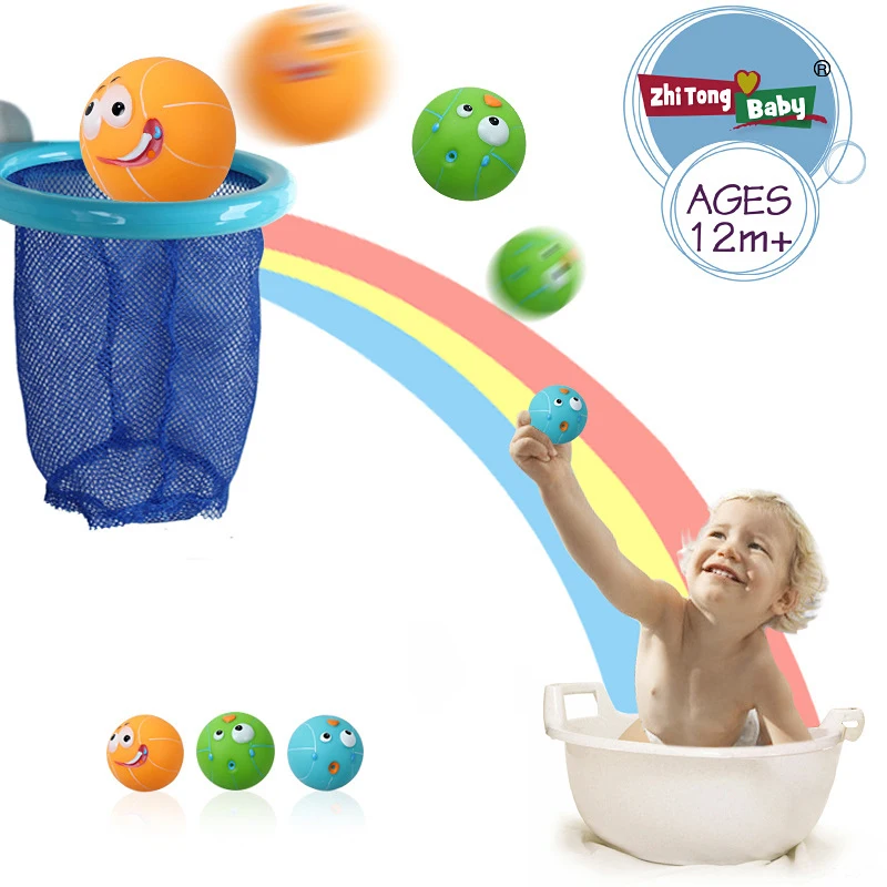 Bathtub Basketball Toy Water Swimming Toys Children Games Bath swiming pool Foldable Summer | Игрушки и хобби