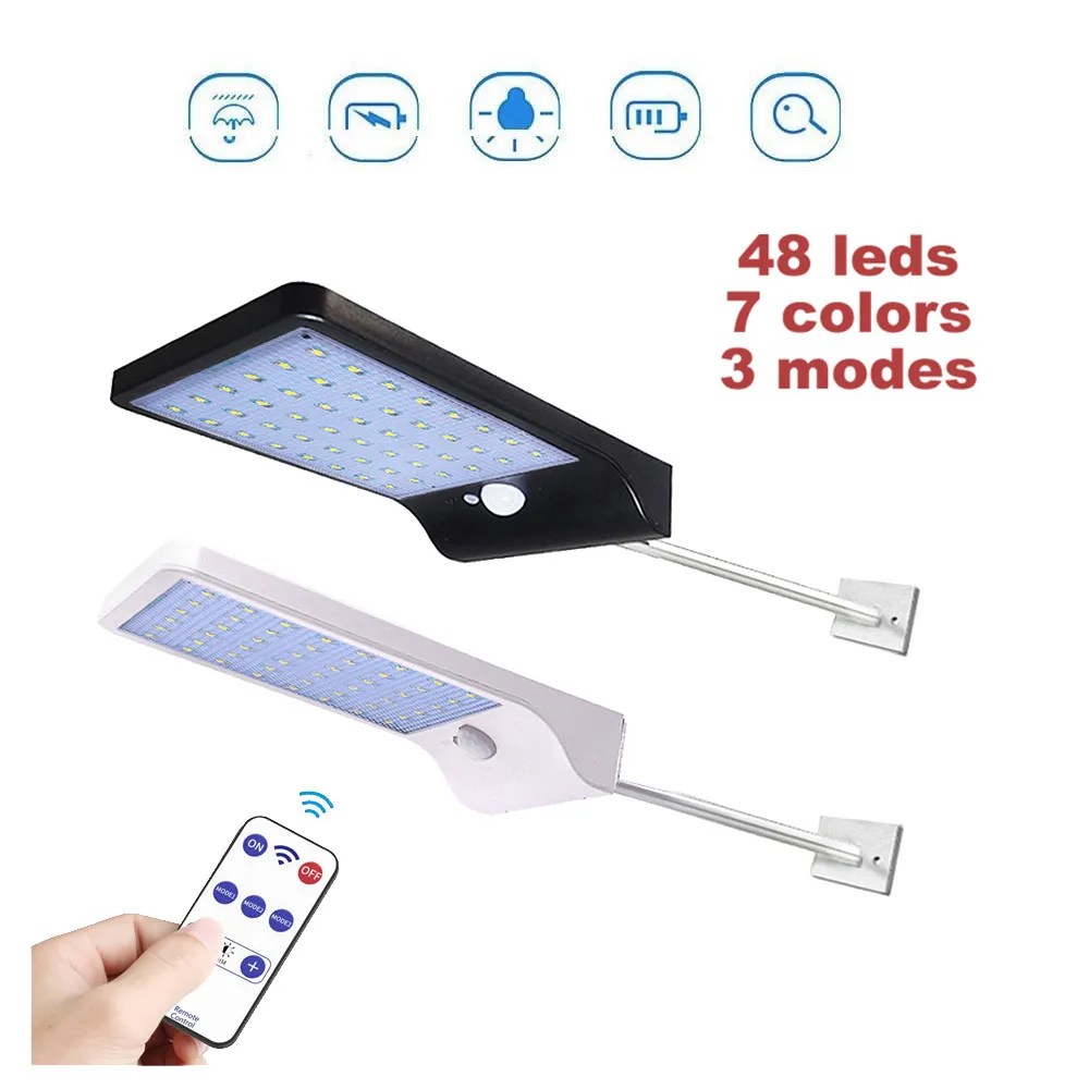 Светодиодный садовый светильник на солнечной энергии с датчиком движения PIR