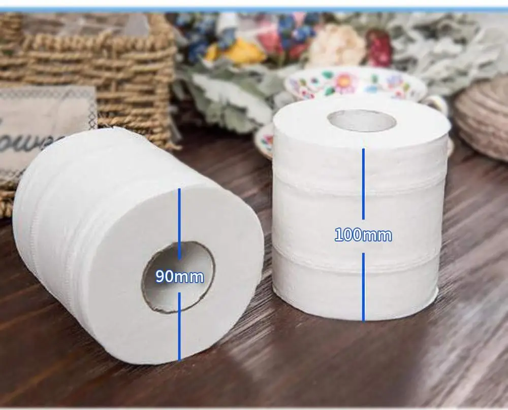 Туалетная бумага для ванной рулон туалетной бумаги мягкие шелковистые гладкие