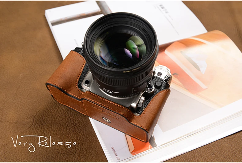 AYdgcam чехол ручной работы из натуральной кожи для камеры полубоди Nikon DF сумка