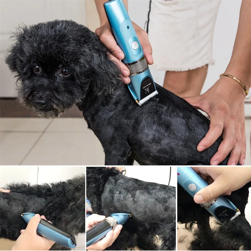 

New High Professional Electric Pet Hair Clipper Cat Dog Hair Trimmer Grooming Animals Clipper Pets Haircut Shaver Machine
