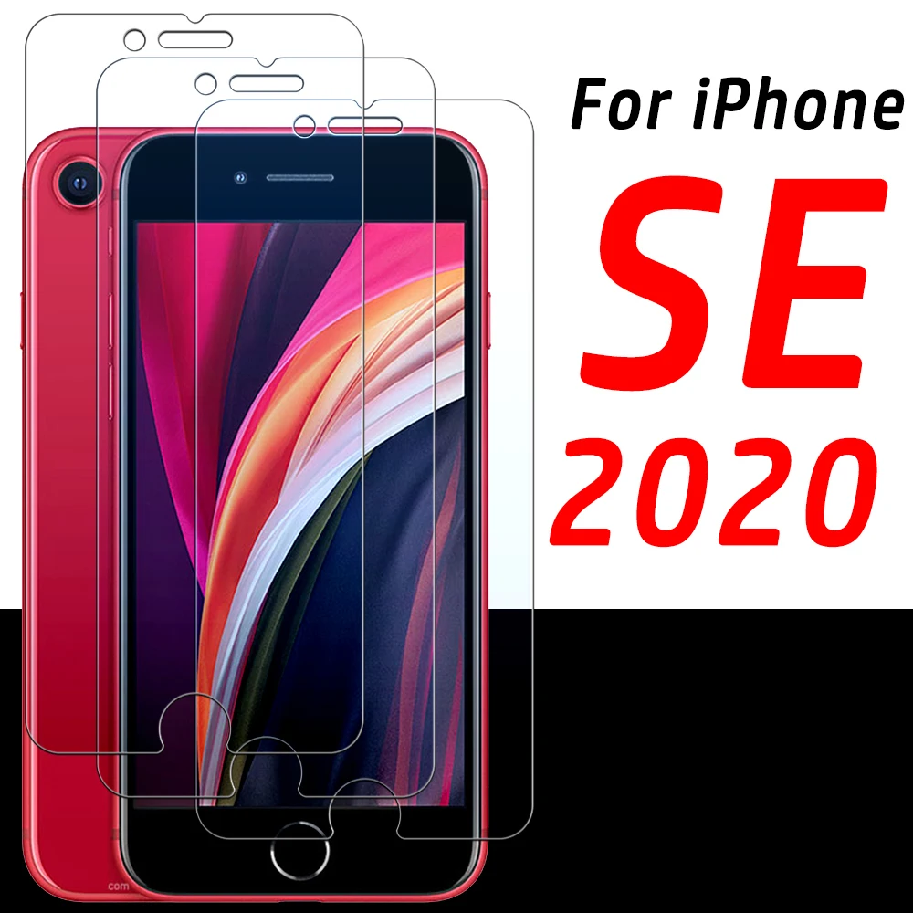 

10 шт. Защитное стекло для iphone se 2020 защита экрана i phone 7 8 закаленное стекло ip ise i7 i8 se2020 защитная пленка