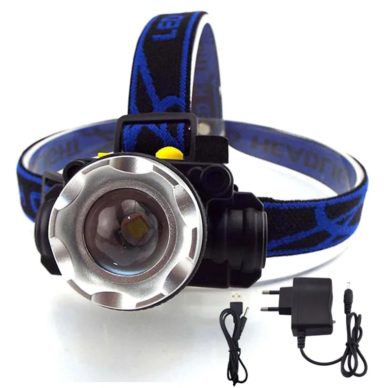 

high power XPE T6 Led Headlamp headlight frontal head Flashlight rechargeable Lamp torch light Night linterna camping fishing